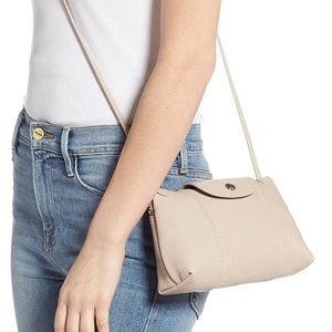 Longchamp Le Pliage Cuir Small Crossbody Bag
